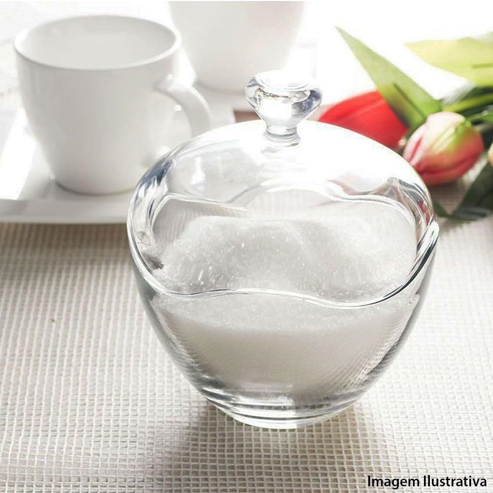 Parabahce Toscana Glass Candy Jar with Lid Clear 400ml H14cm x D13cm 98775
