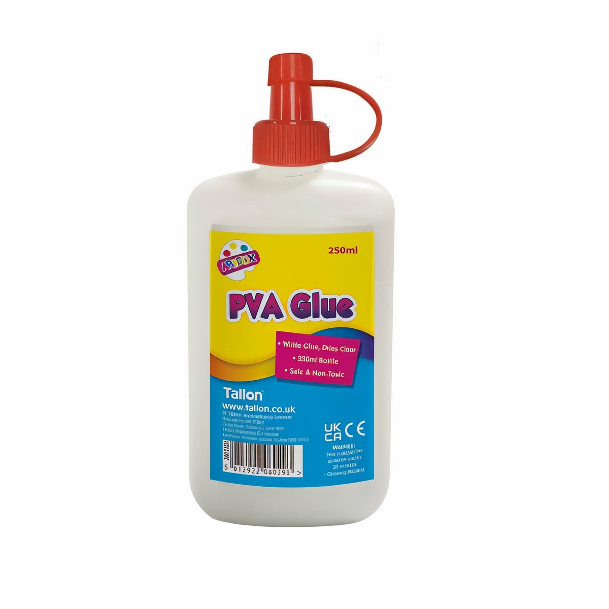Tallon Artbox PVA Glue White 250ml 6029 | Safe and Non-Toxic