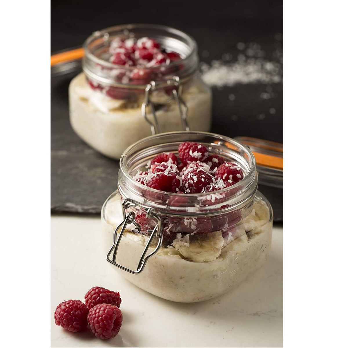 Kilner Square Clip top Jar Glass 0.5Ltr â€Ž0025.510