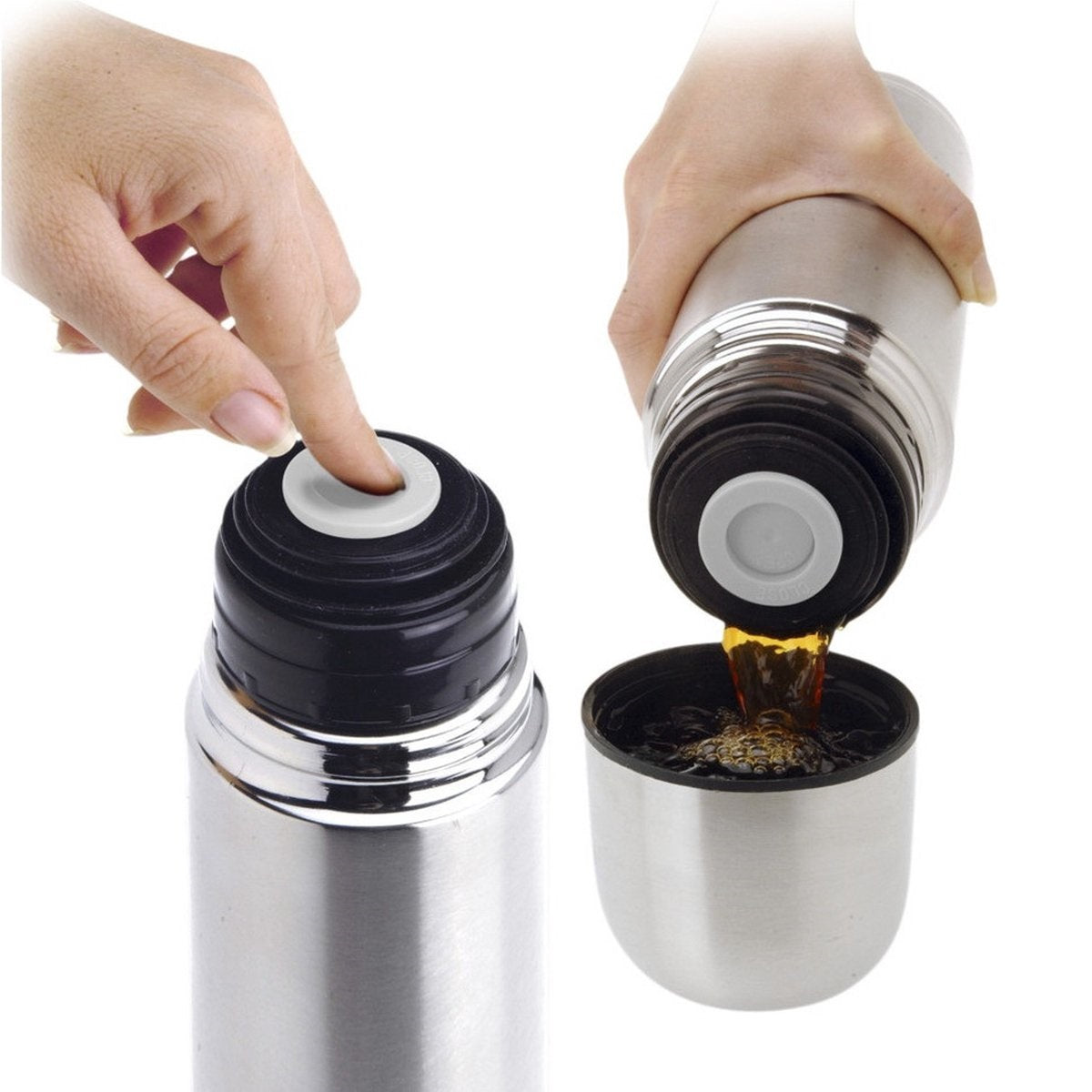 Excellent Houseware Stainless Steel Insulated Flask Chrome 500ml 170700900