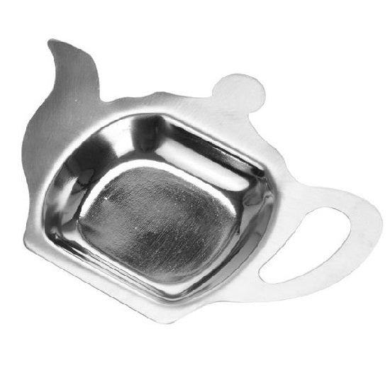 Time for Tea Stainless Steel Tea Bag Holder Silver 130mm x 95mm A12403360