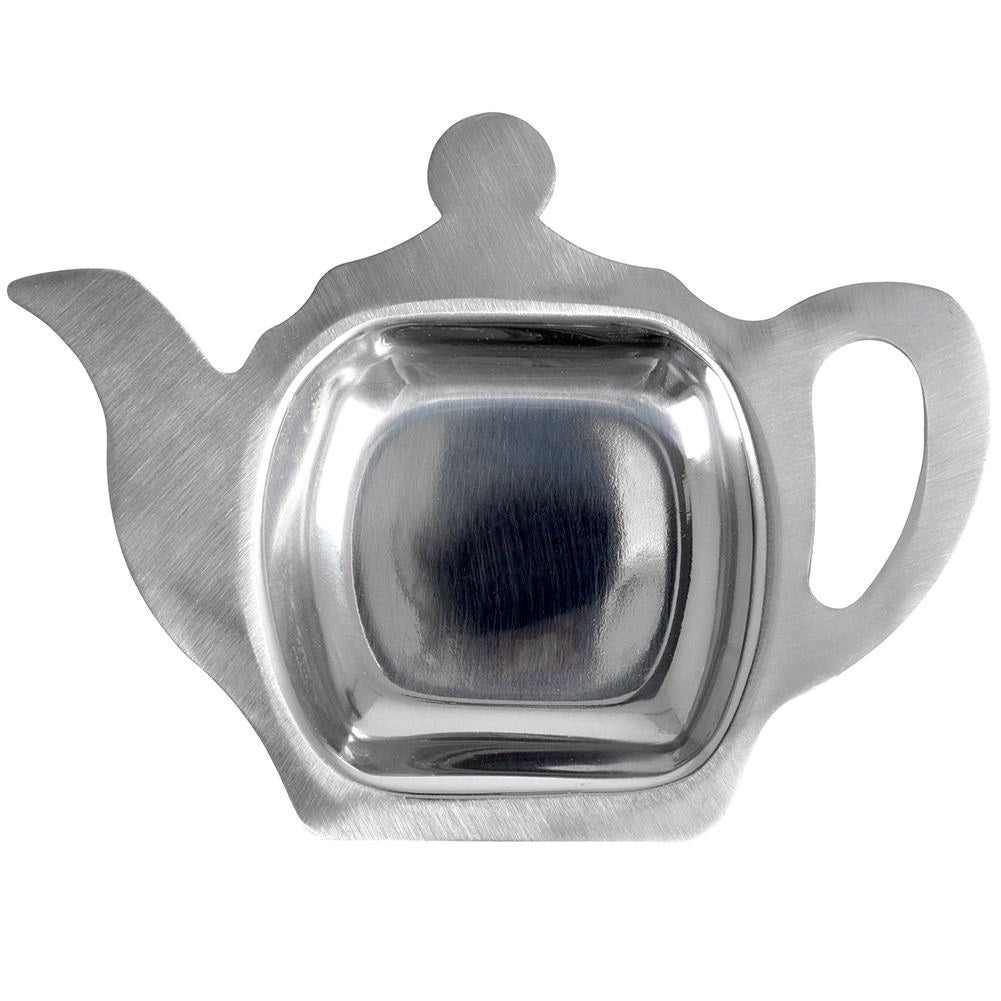 Time for Tea Stainless Steel Tea Bag Holder Silver 130mm x 95mm A12403360