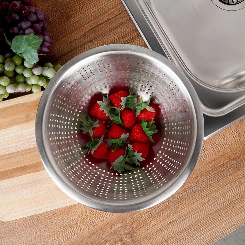 Excellent Houseware Stainless Steel Colander Silver 24cm x 11cm A12401490