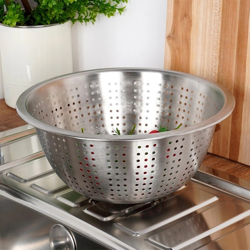 Excellent Houseware Stainless Steel Colander Silver 24cm x 11cm A12401490