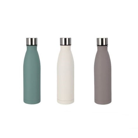 Excellent Houseware Insulated Flask Assorted Colours Pack of 1 500ml C80653780 | Hot and Cold Drink Bottle | Stainless Steel Thermal Bottle | Keeps Drinks Warm or Cool for 6Hrs