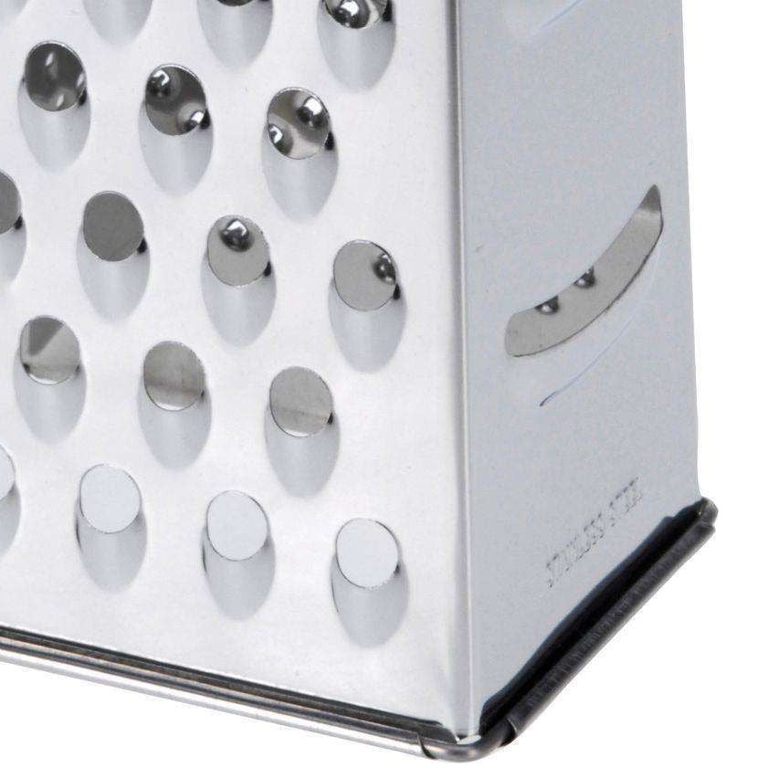 Excellent Houseware 4 - Sided Stainless Steel Grater Silver 10.5cm x 8cm x 24cm 170420430