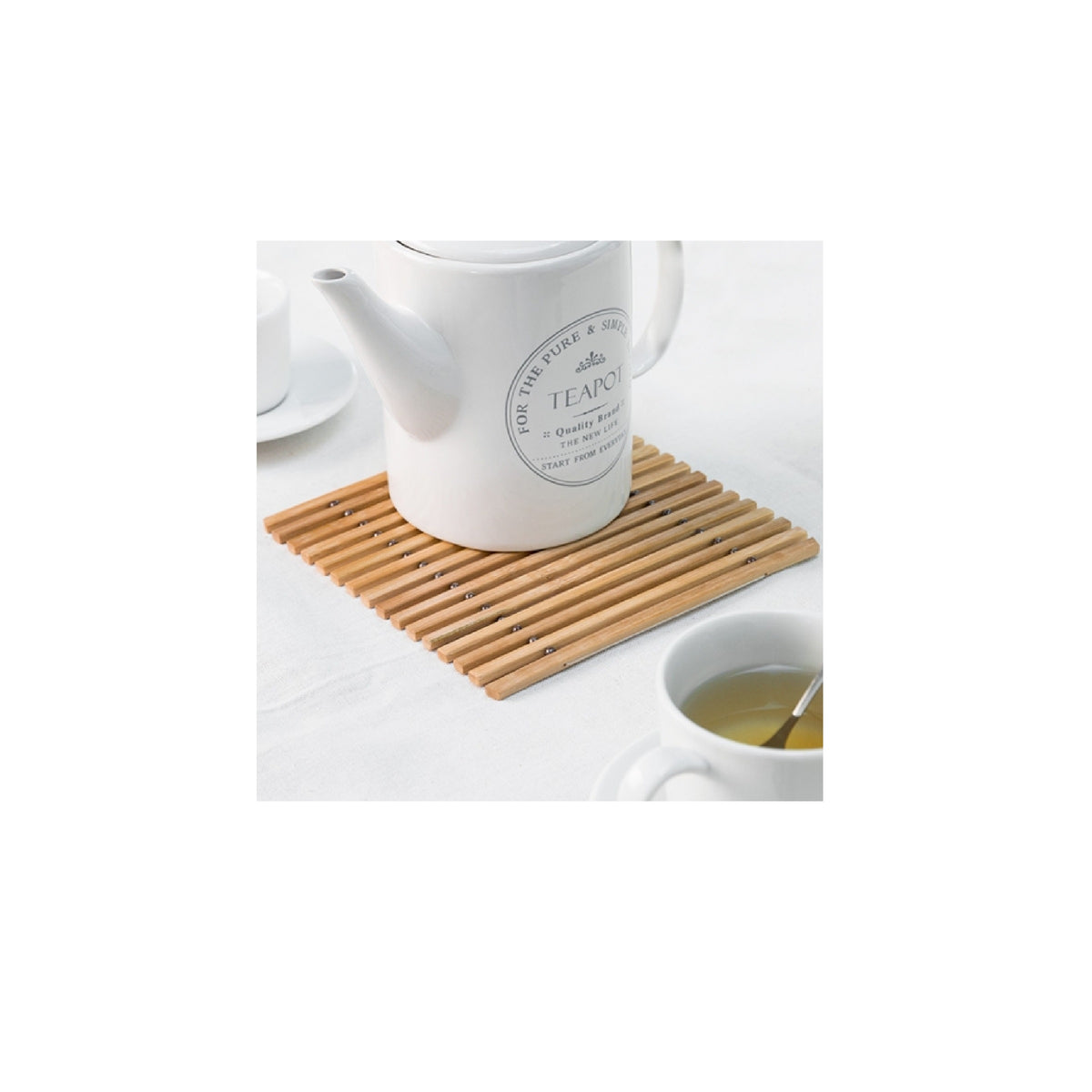 Excellent Houseware Bamboo Trivet Brown 17.5cm x 18cm 159700010