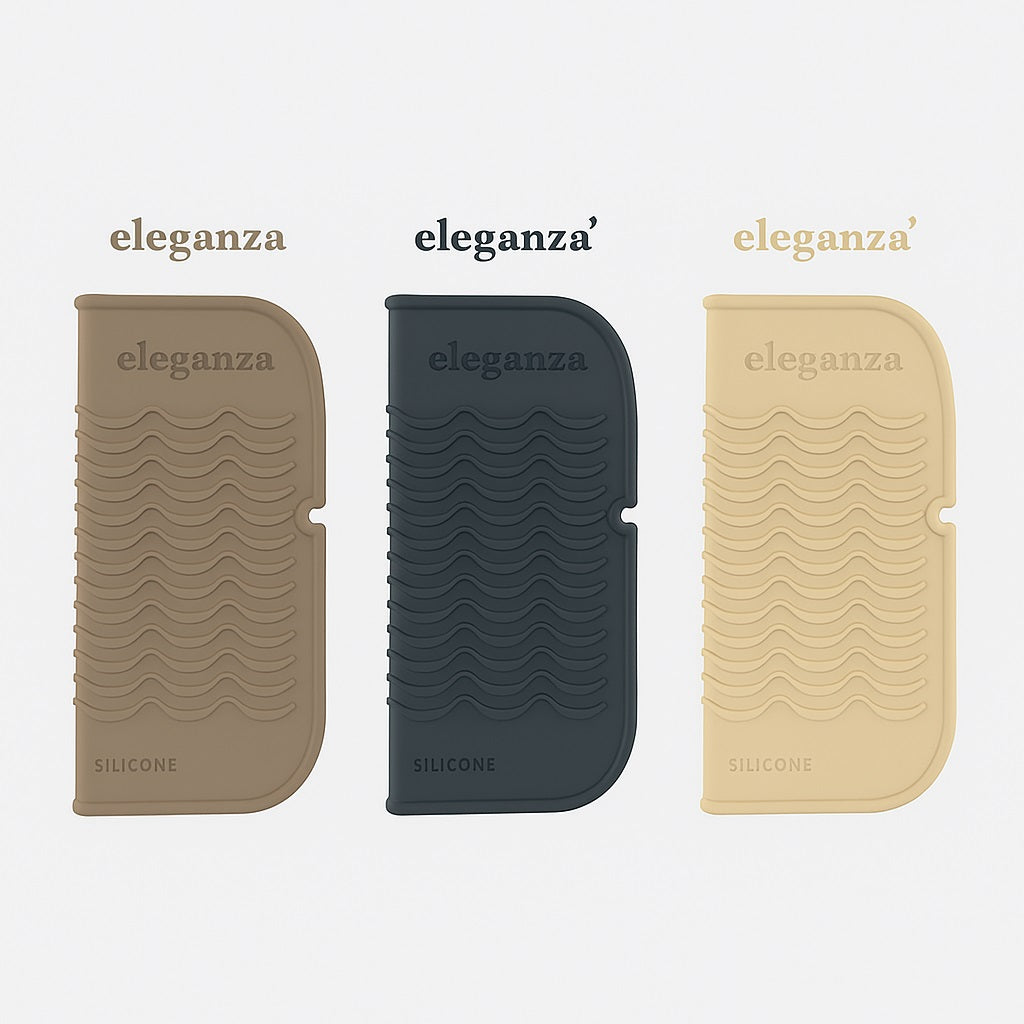 Eleganza Heat Protection Silicone Mat Assorted Colours 21.5cm x 15.7cm Pack of 1 101005060