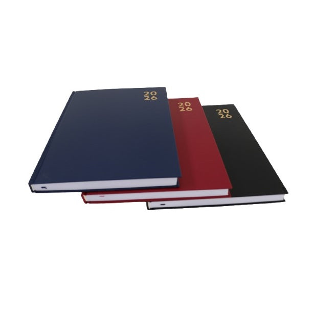 Design Group 2026 Week Day to Page Diary Assorted Colours A4 Pack of 1 YCORDIA4A020 | Hardback Cover | Planner for Appointments-Notes and Scheduling