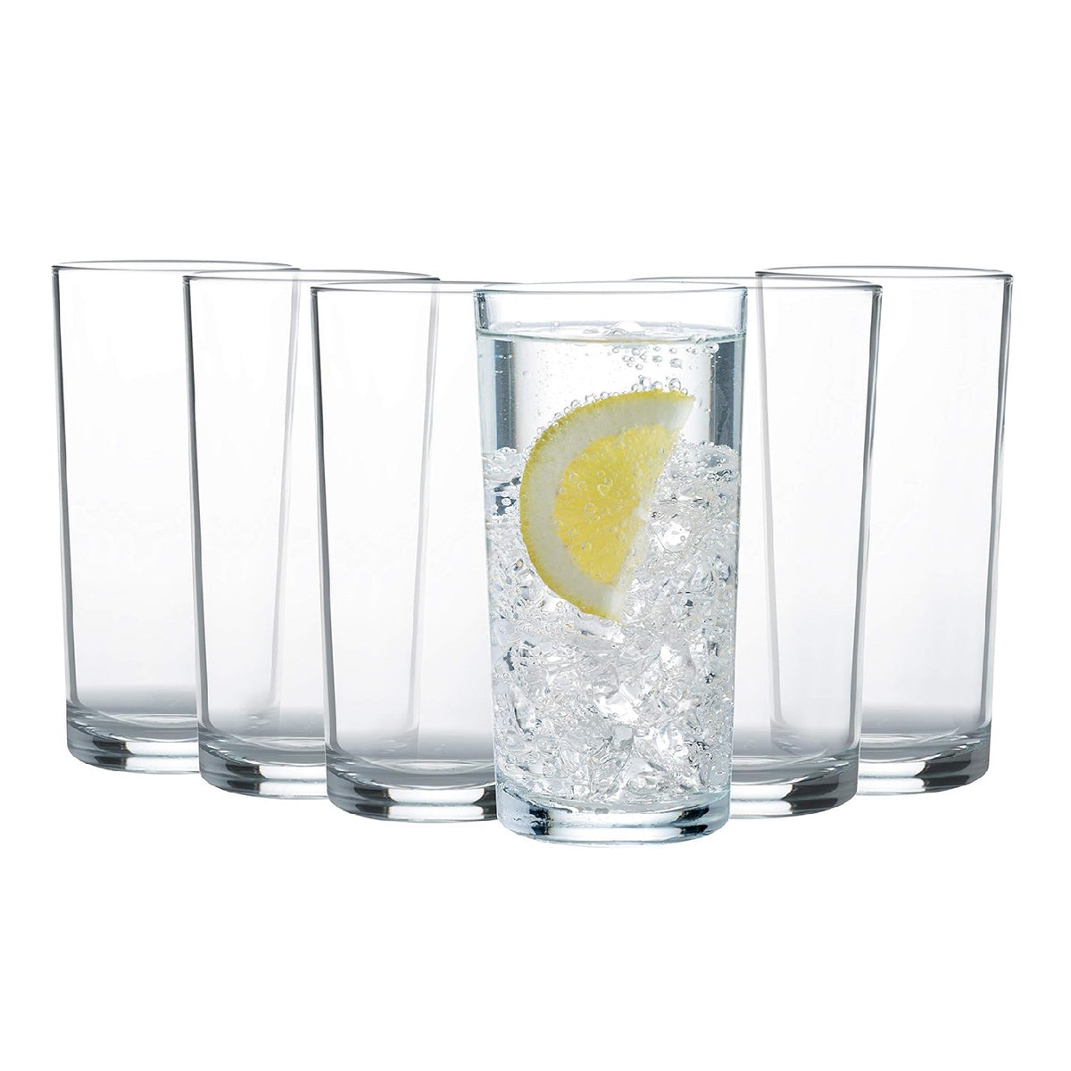 Ravenhead Essentials HiBall Glasses Clear 26cl Pack of 6 0040.009 | Strong and Durable | Dishwasher Safe | Dishwasher Stackable