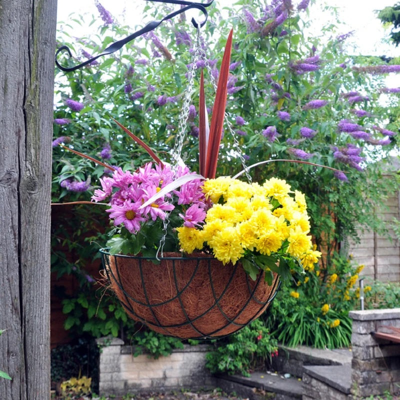 Kingfisher Garden Hanging Basket Green 14-Inch HB14G
