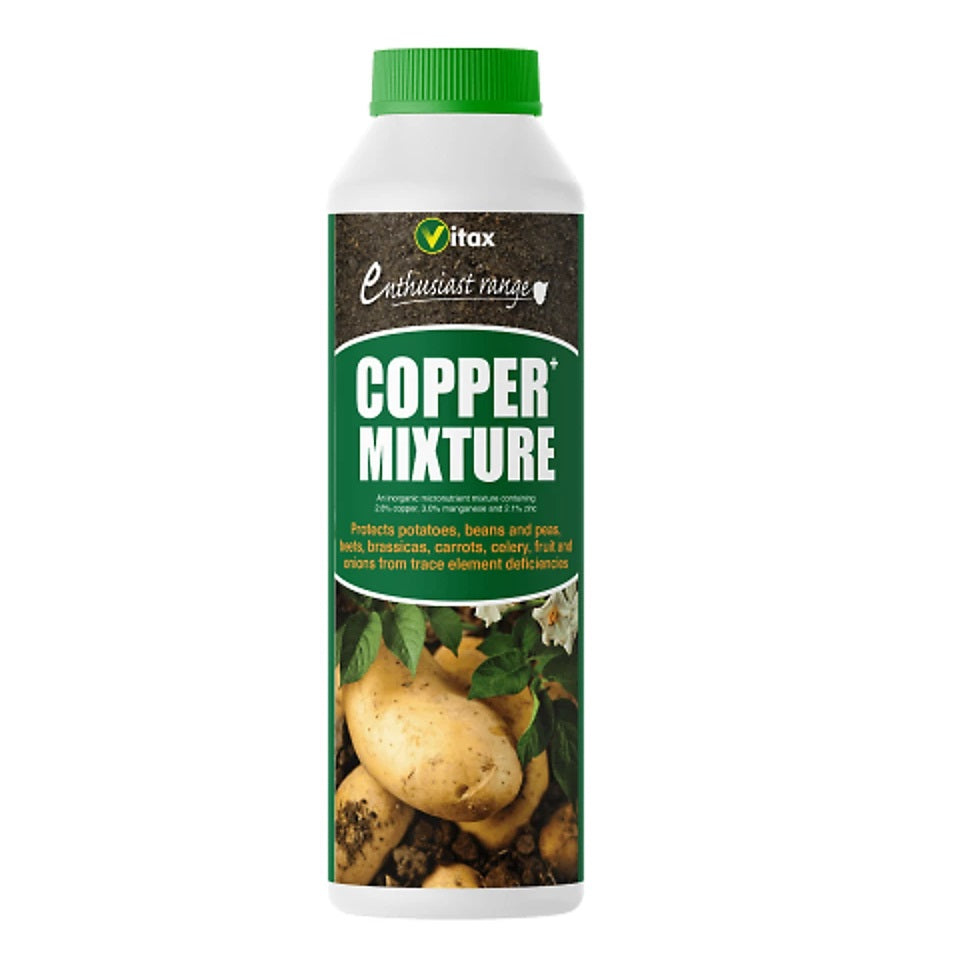 Vitax Copper Mixture Brown 175g 5CM175 | Trace Element Fertiliser for Vegetables-Fruit and Ornamentals | Prevents Copper-Zinc and Manganese Deficiencies