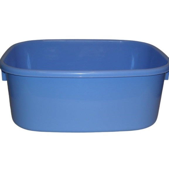Lucy Housewares Plastic Oblong Bowl Blue Large L1602037 | Durable and Lightweight | For kitchens and Utility