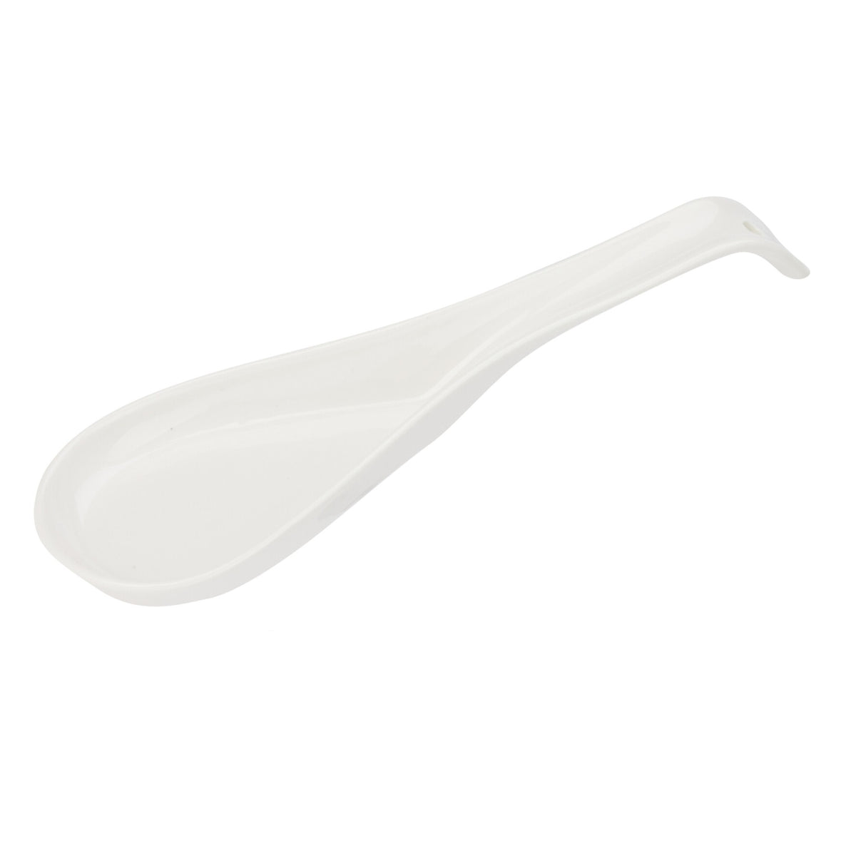 Excellent Houseware Spoon Rest White 23cm x 8.5cm 795880670 | Heat Resistant | Kitchen Utensil Holder | For Cooking Spoons and Ladles