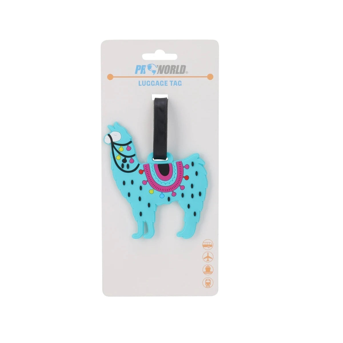 Pro World Animal Featureing Silicone Luggage Tags Assorted Colours Pack of 1 DG2000160 | Travel ID Tags with Unique Designs | 6 Assorted Designs