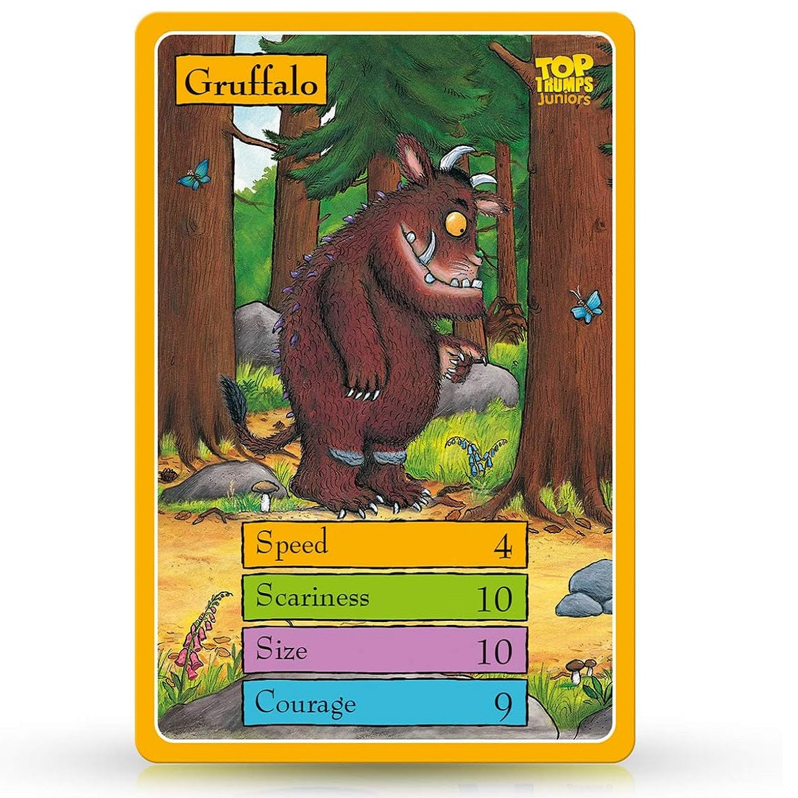 Top Trumps Juniors The Gruffalo and The Gruggalos Child Card Game â€Ž8.5cm x 2cm x 14cm Multicolour â€ŽWM01285-EN1-6 | Includes 5 Great Games
