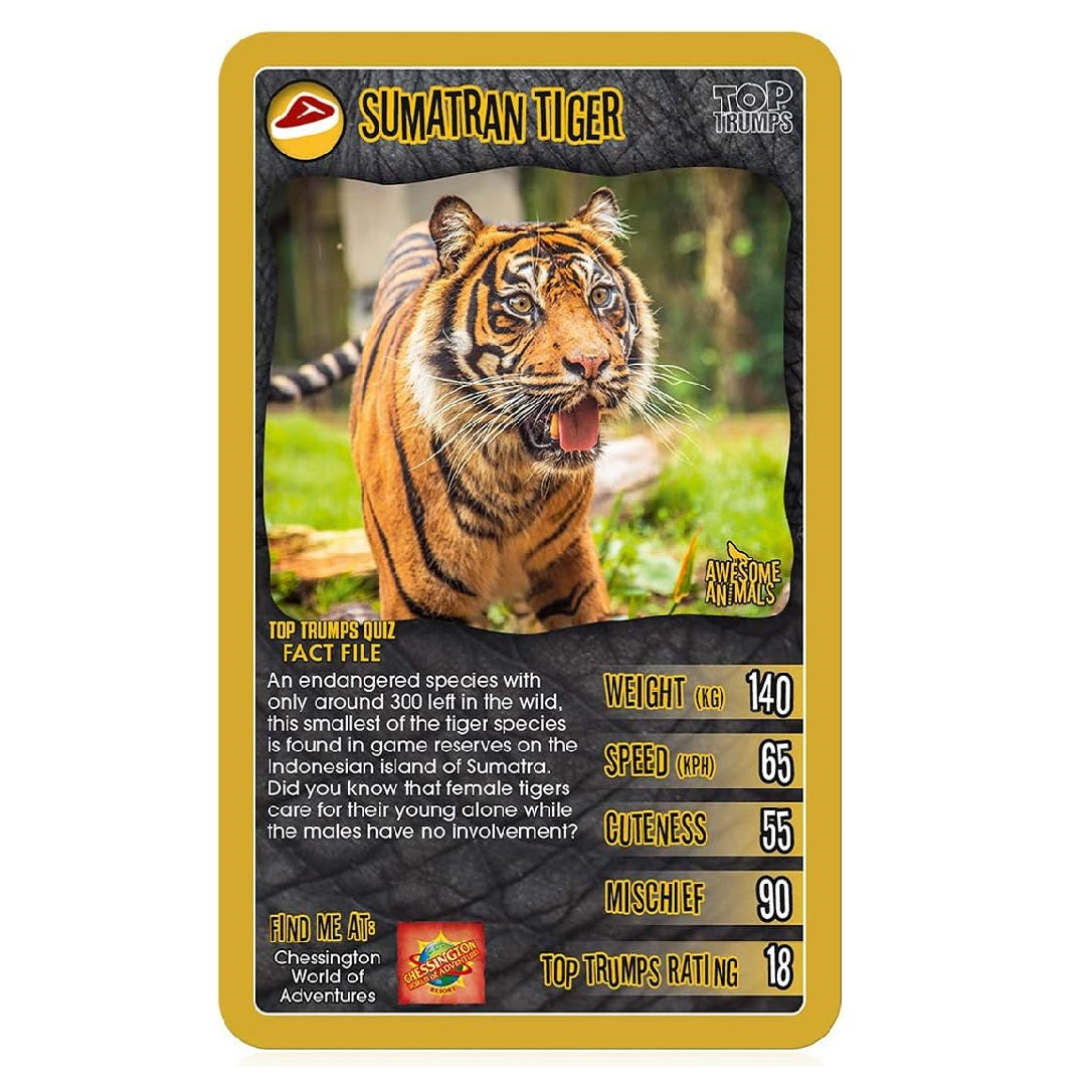 Top Trumps Awesome Animals Classics Card Game Multicolour WM01528-EN1-6