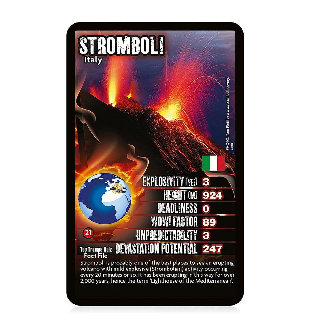 Top Trumps Volcanoes Classics Card Game 2021 2021 â€Ž8.5cm x 2cm x 14cm Assorted 707STA-050-2021