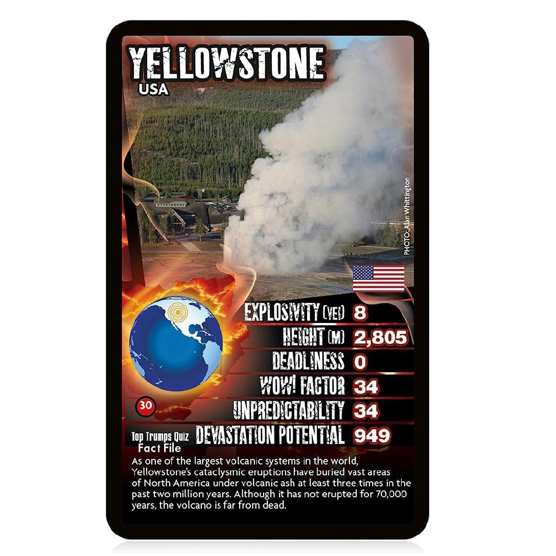 Top Trumps Volcanoes Classics Card Game 2021 2021 â€Ž8.5cm x 2cm x 14cm Assorted 707STA-050-2021