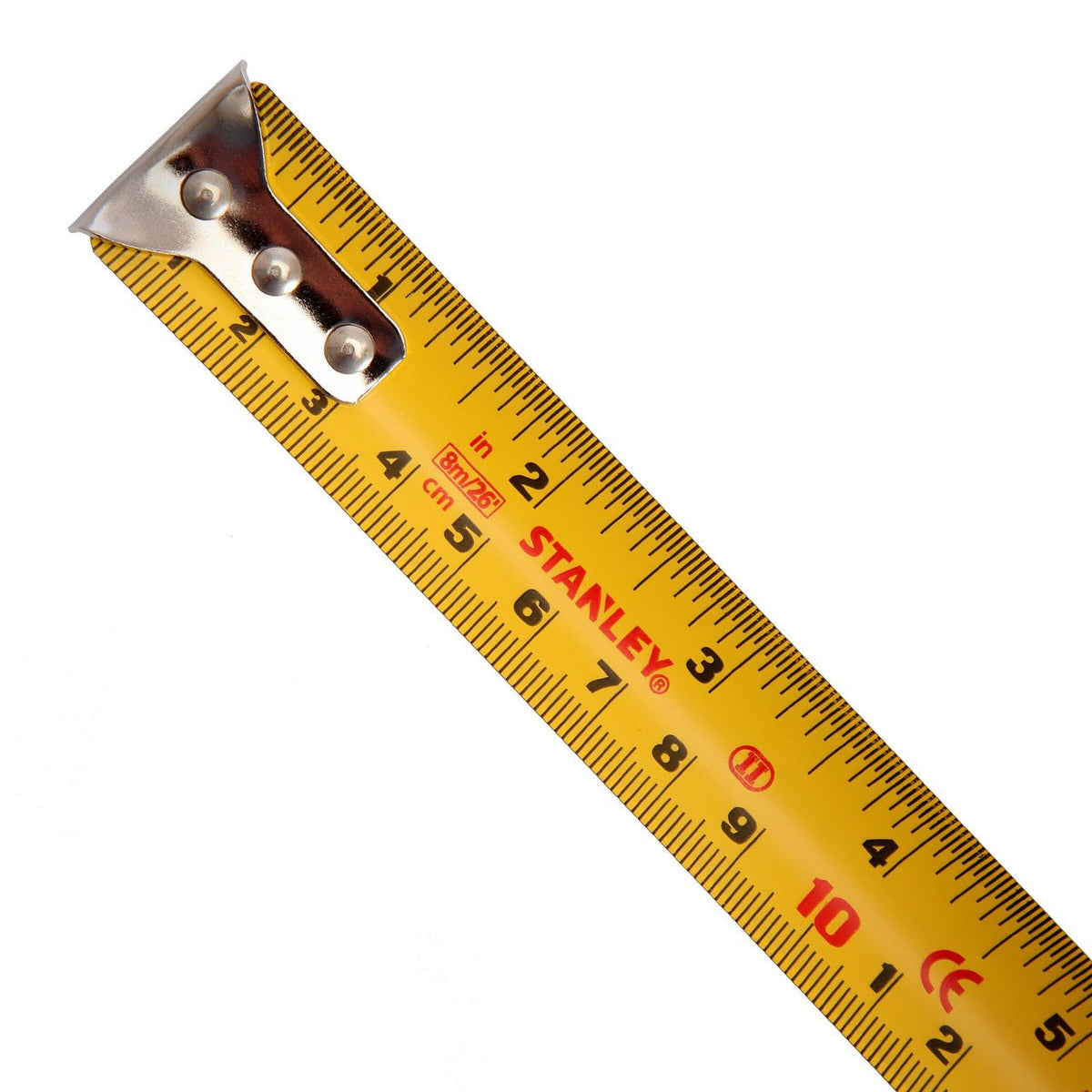 Stanley Tylon Tape Measure Black and Yellow 8Mtr-26Ft 1-30-656