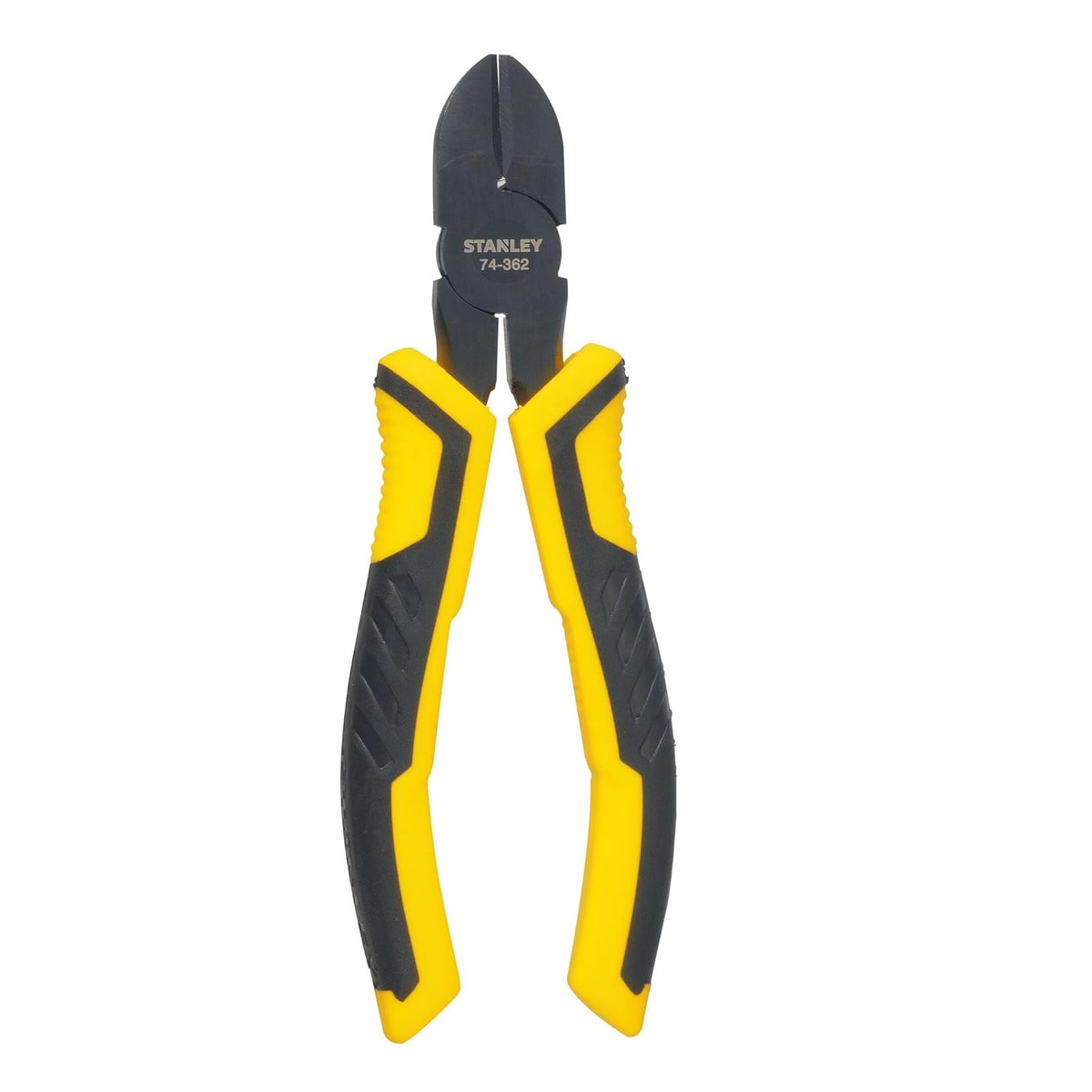 Stanley Dynagrip Diagonal Cutting Pliers Yellow and Black 150mm STHT0-74362 | 3-Zone Grip | Precision Wire Cutter for Electrical and DIY Use