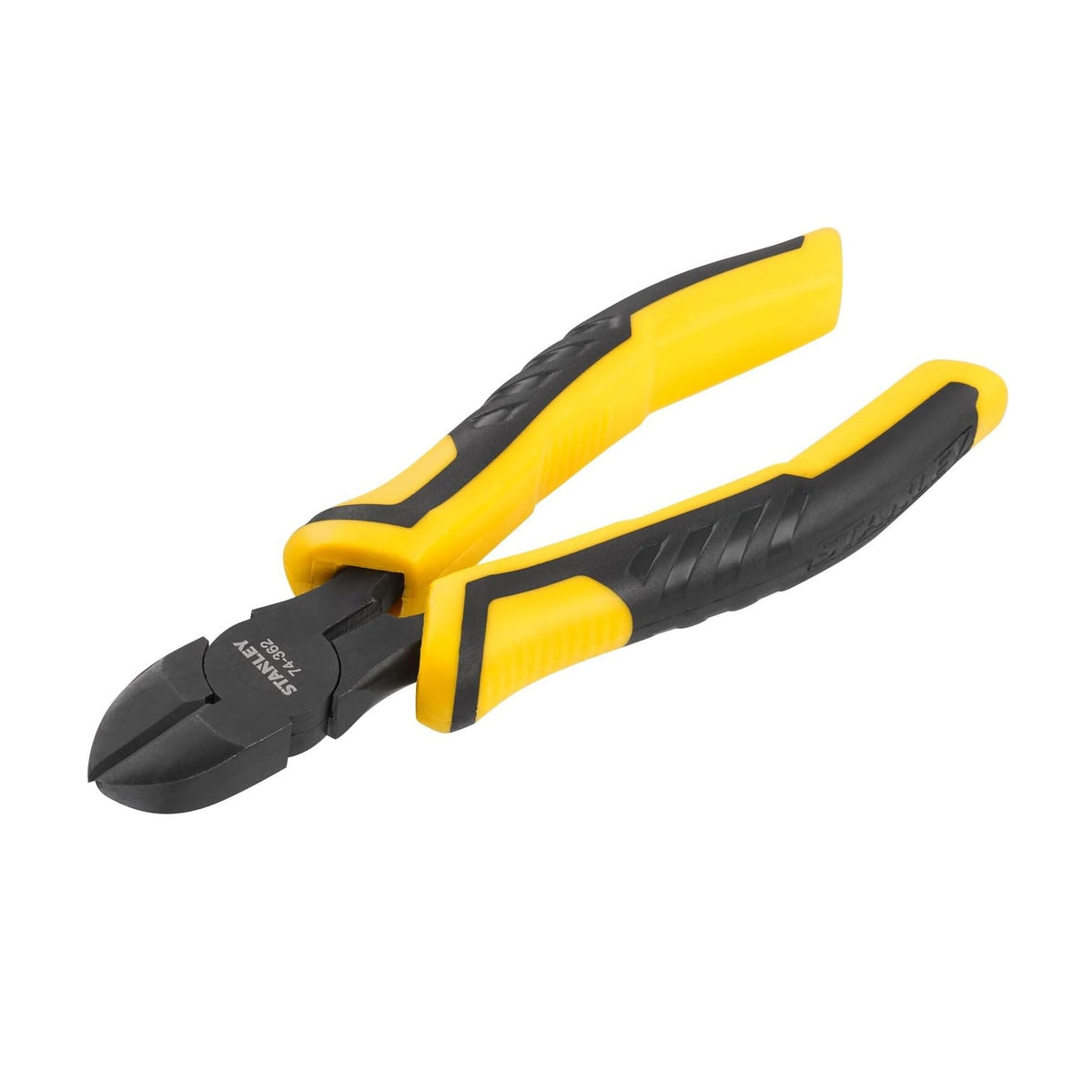 Stanley Dynagrip Diagonal Cutting Pliers Yellow and Black 150mm STHT0-74362 | 3-Zone Grip | Precision Wire Cutter for Electrical and DIY Use