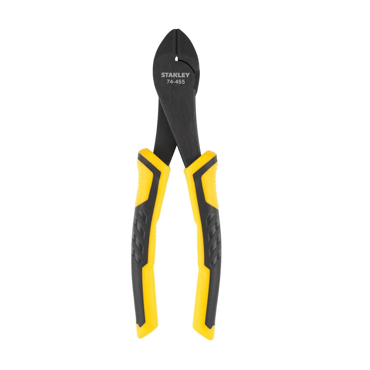 Stanley Dynagrip Diagonal Cutting Pliers Yellow and Black 180mm STHT0-74455 | 3-Zone Grip | Precision Wire Cutter for Electrical and DIY Use