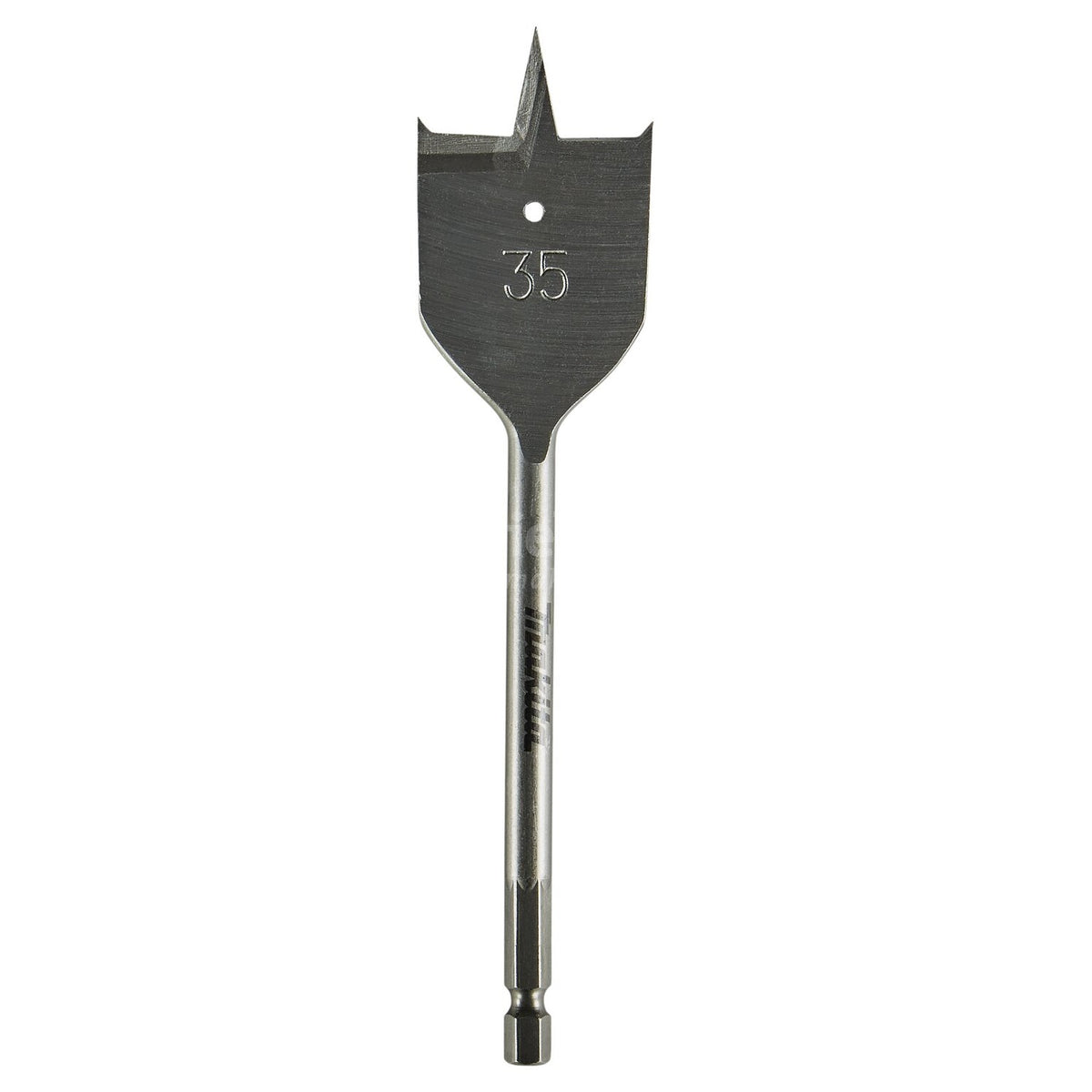 Makita Wood Flat Bit Grey 35mm x 150mm 1-4-Inch Hex E-17332