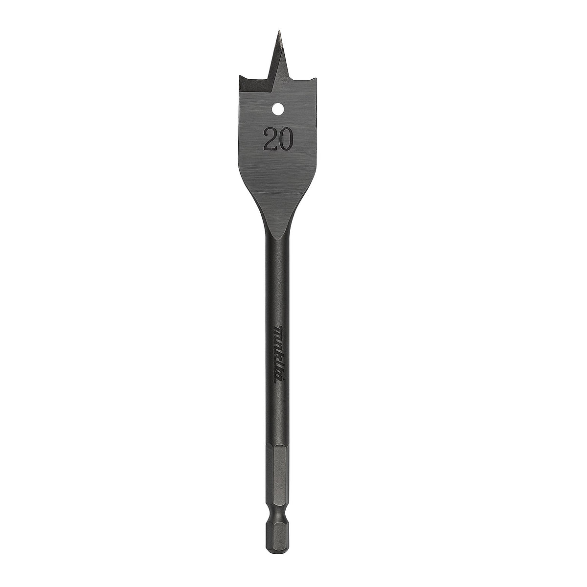 Makita Wood Flat Bit Grey 20mm x 150mm 1-4-Inch Hex E-17251