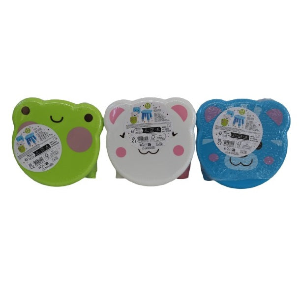 Kids Animal Face Plastic Stool Assorted Colours 21cm Pack of 1 SG2000050 | Durable and Lightweight | Toddler Stool