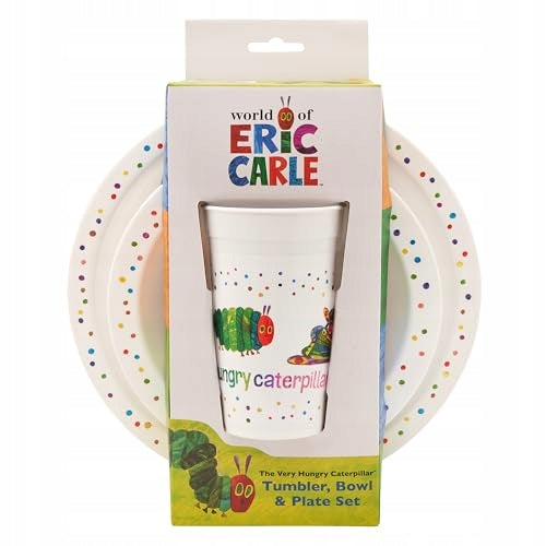 DNC The Very Hungry Caterpillar PP Tableware Set White 3-Piece 1425_2068EC
