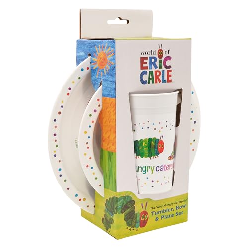 DNC The Very Hungry Caterpillar PP Tableware Set White 3-Piece 1425_2068EC