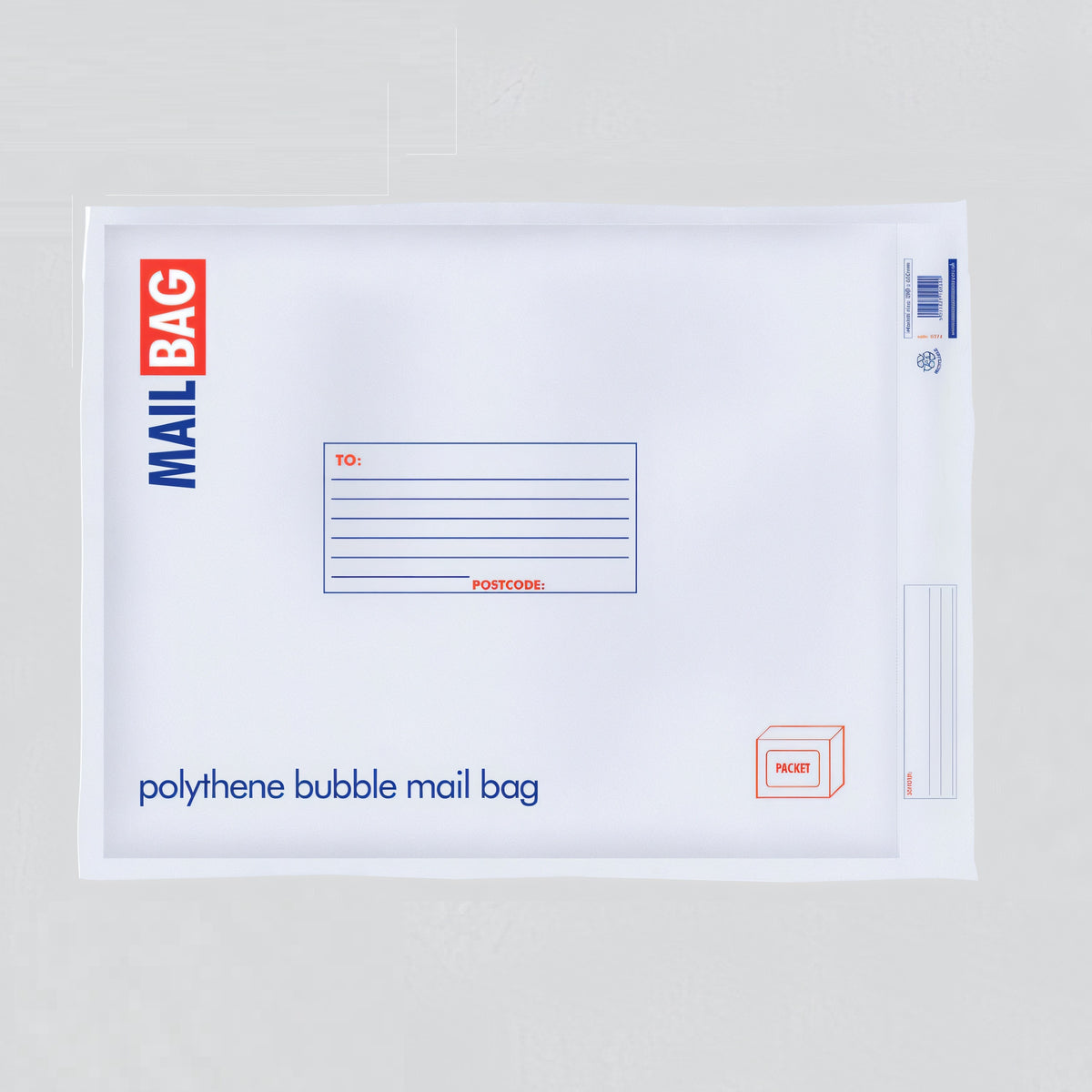Polythene Bubble Mail Bag White Jumbo 500mm x 650mm Pack of 10 C274