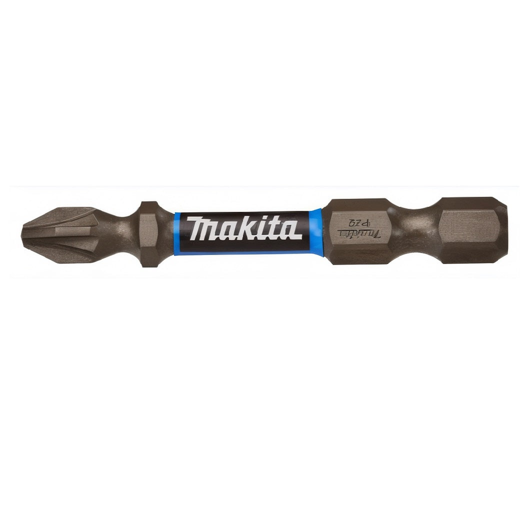 Makita Impact Premier Torsion Bits Grey PZ2-50mm Pack of 2 E-03305