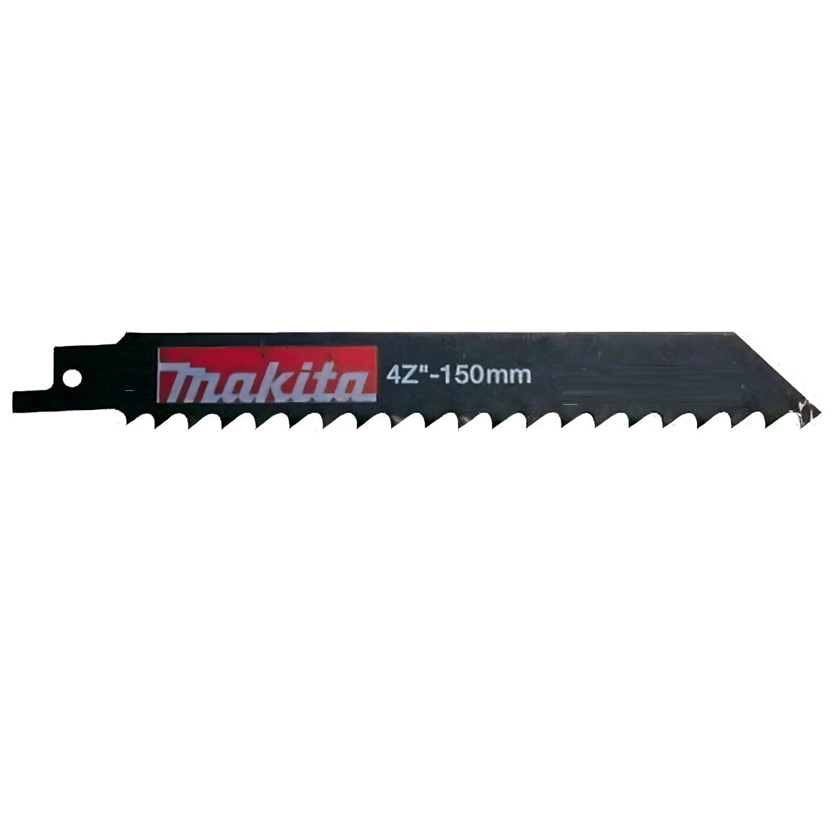 Makita Chrome Vanadium Reciprocating Blade Black 150mm P-04999 | 4 Teeth Per Inch | Heavy-Duty Wood Cutting