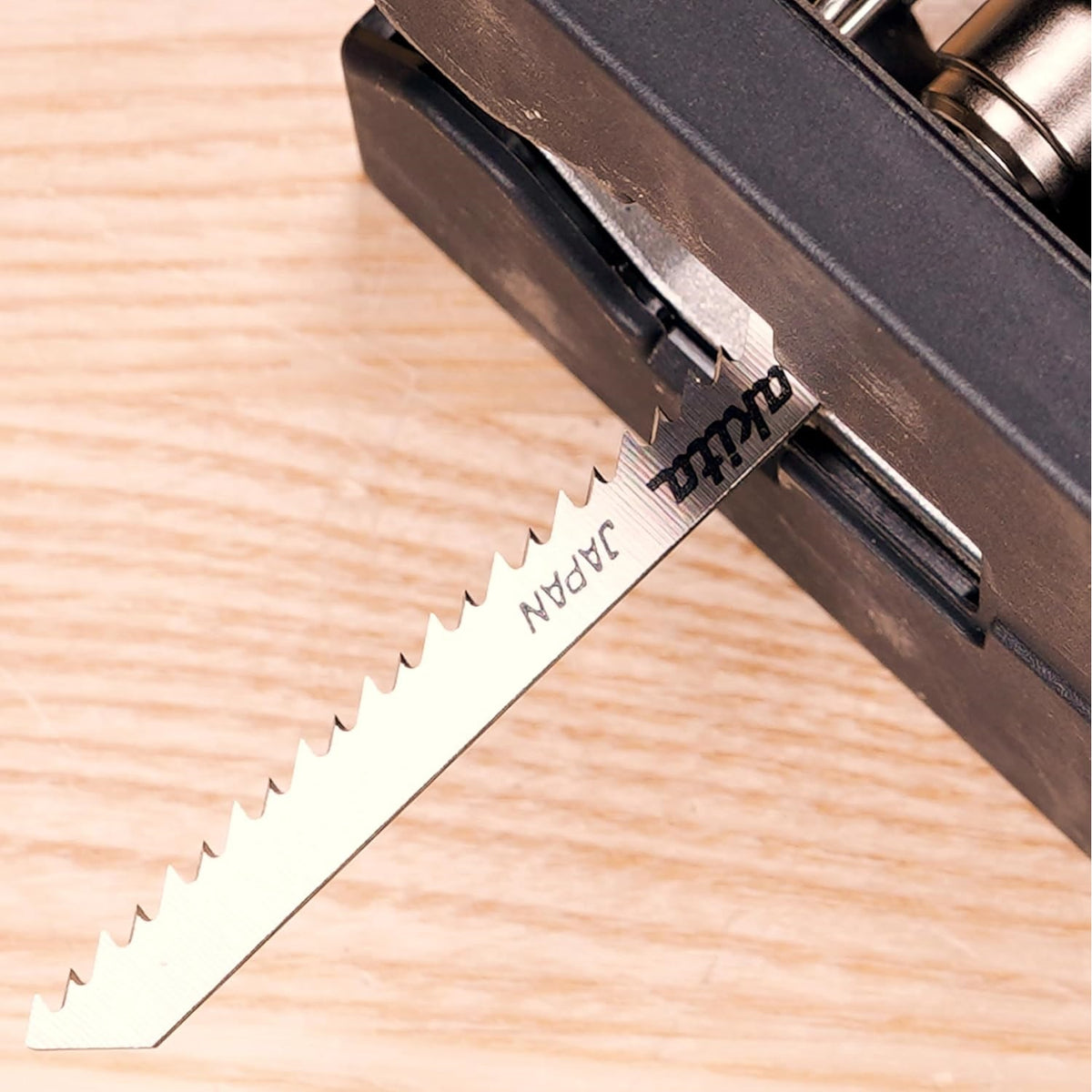 Makita B-11 Jigsaw Blades Silver 100mm Pack of 5 A-85634 | T101B | 9TPI | HCS | For Cutting Plastic-PVC and Plywood