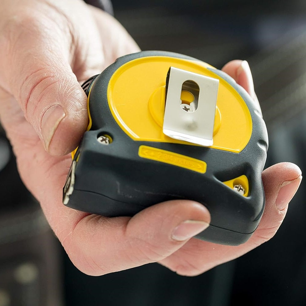 Stanley FatMax Tape Measure Set Yellow and Black 8Mtr and 5Mtr Pack of 2 FMHT81745-0 | BladeArmor Coated | Durable Case | 3.3Mtr Standout | Tape Width - 32mm | Tru-Zero End Hook