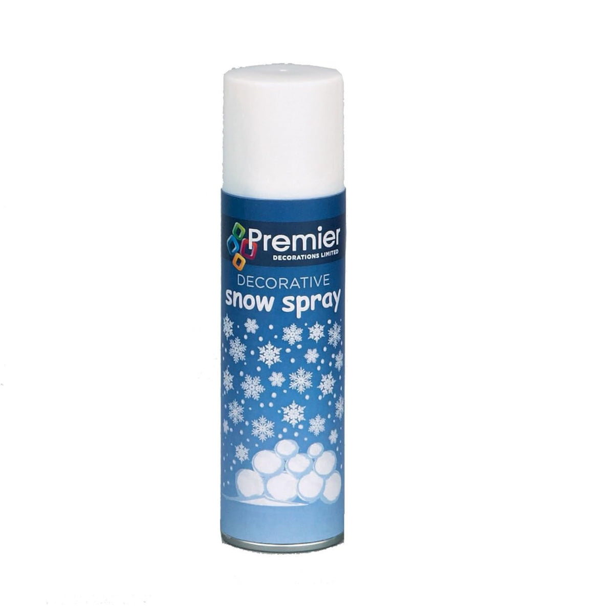 Premier Decorative Snow Spray White 150ml AC362 | Festive Fake Snow for Windows-Trees and Crafts | Ideal for Christmas Decorations and Displays