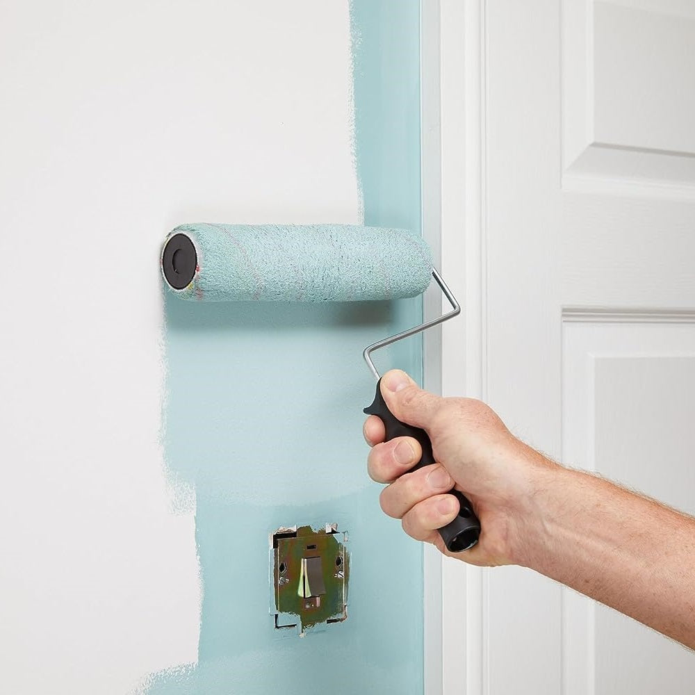 Rodo Fit For The Job Emulsion Roller and Tray Set Multicoloured 9-Inch PSET | For Smooth and Semi-Smooth Surfaces | Ideal for Walls and Ceilings