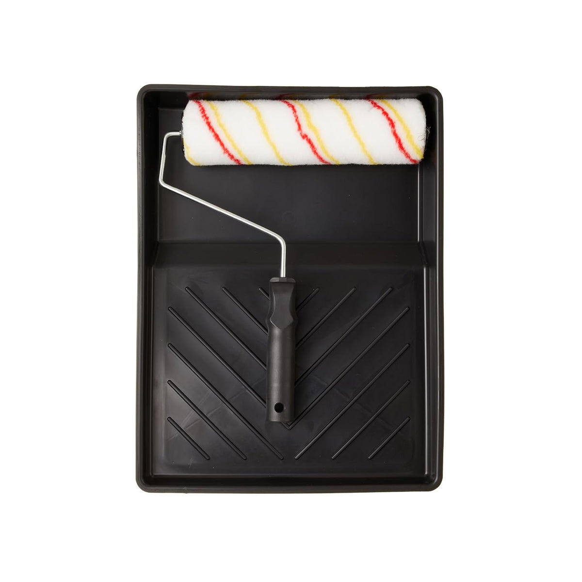 Rodo Fit For The Job Emulsion Roller and Tray Set Multicoloured 9-Inch PSET | For Smooth and Semi-Smooth Surfaces | Ideal for Walls and Ceilings