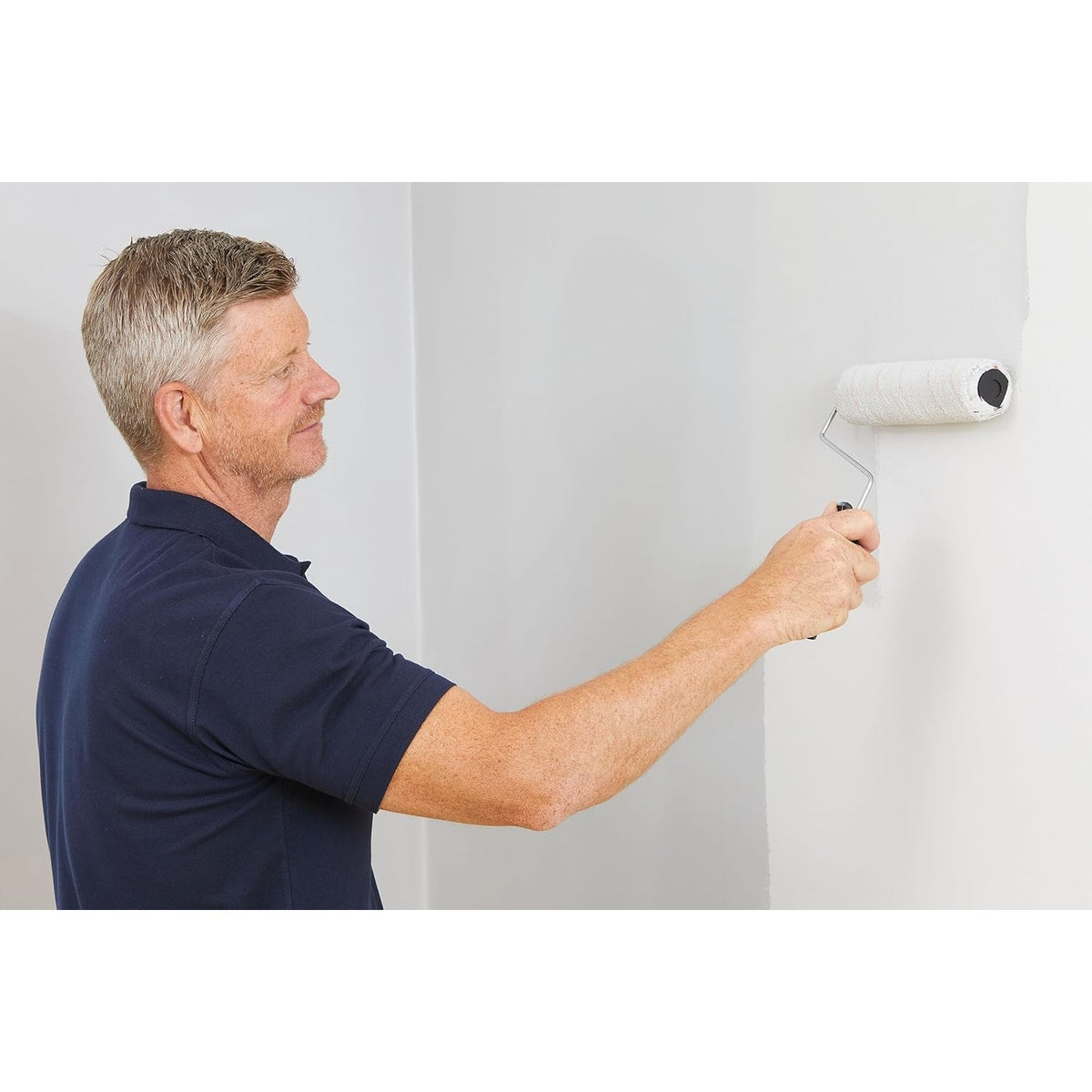 Rodo Fit For The Job Emulsion Roller and Tray Set Multicoloured 9-Inch PSET | For Smooth and Semi-Smooth Surfaces | Ideal for Walls and Ceilings