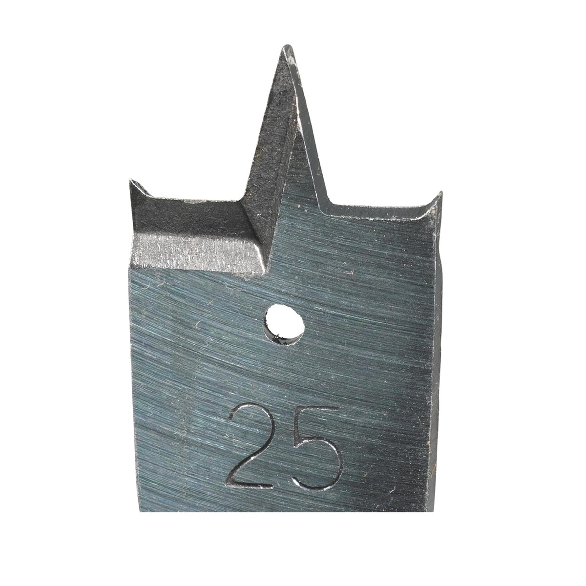 Makita Flat Wood Drill Bit Metallic Grey 25mm x 400mm E-17491 | Sharp Tip for Fast Cutting | Hex Shank 0.25-Inch | Suitable for Wood | High-Speed Drilling