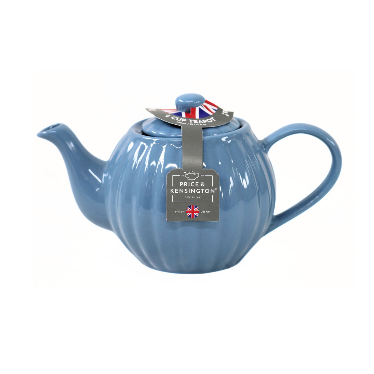 Price and Kensington Luxe 2 Cup Teapot Blue Bell 450ml 56.822 | Dishwasher and Microwave Safe
