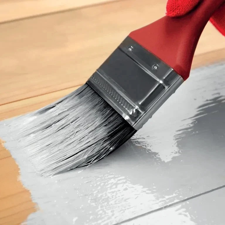 Dekton Paint Brush Set Red Assorted Sizes Pack of 10 DT95834 | Ideal For Water Based Gloss and Emulsion Paints | Suitable For Use With Varnishes and Stains