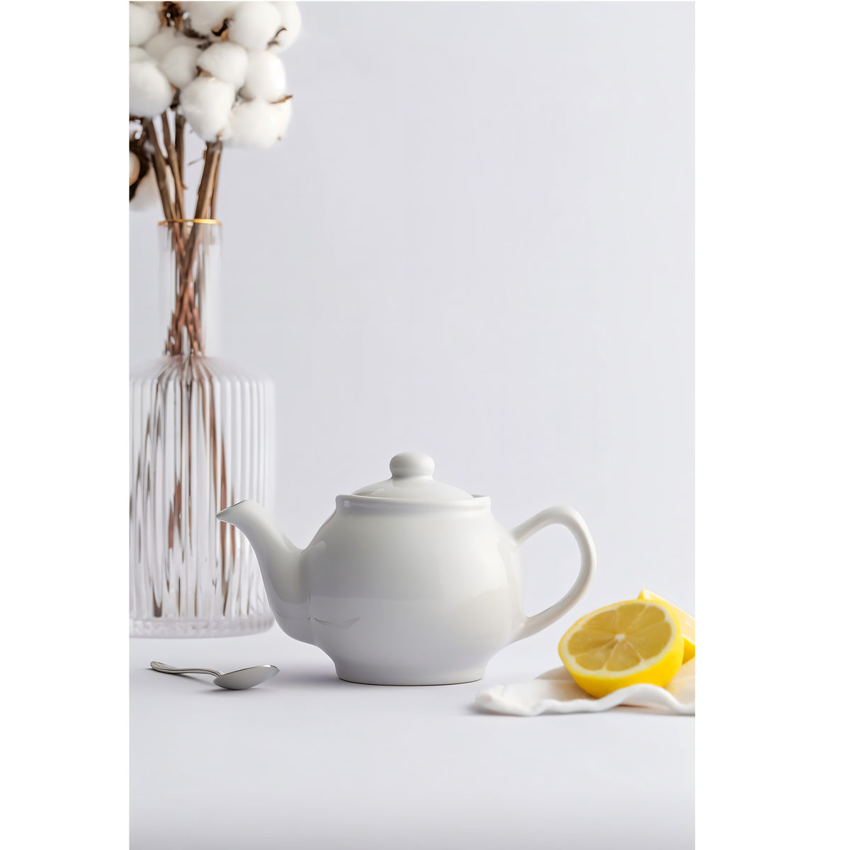 Price and Kensington Luxe 2 Cup Teapot White 450ml 56.821 | Dishwasher Safe and Microwave Safe
