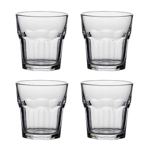 Ravenhead Mixer Glasses Clear 230ml Pack of 4 40.066 | Strong and Durable | Dishwasher Safe | Dishwasher Stackable | High Quality and Resilient Glassware