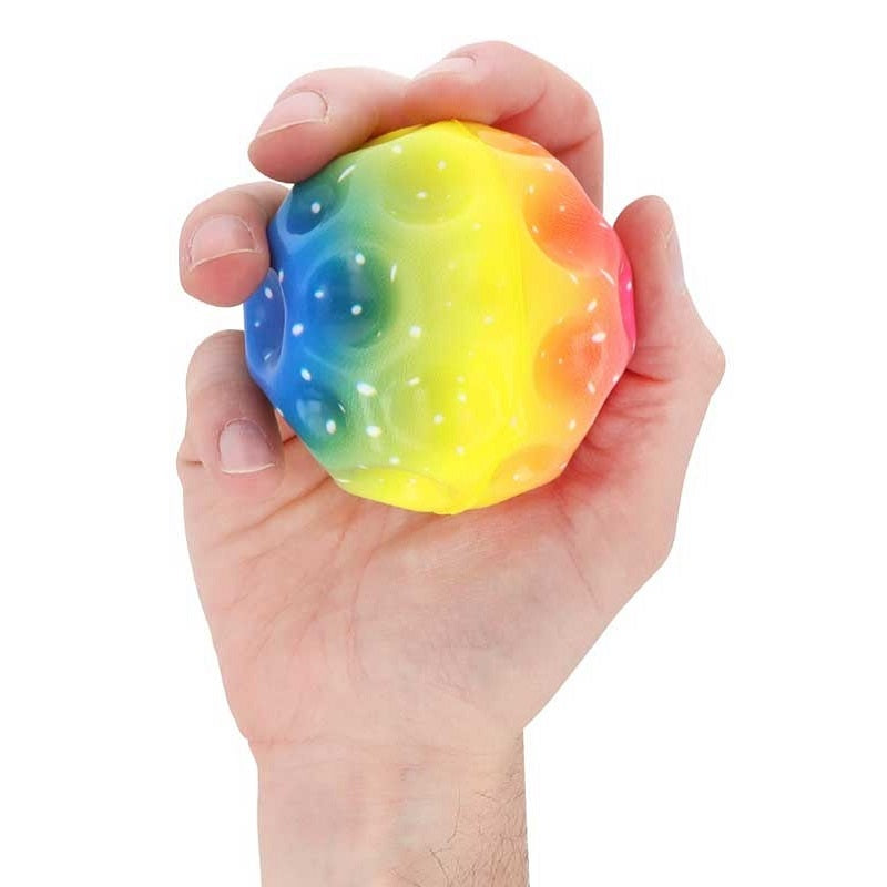 Henbrandt Ltd High Bouncer Rainbow Space Ball Assorted 7cm Pack of 1 T65380