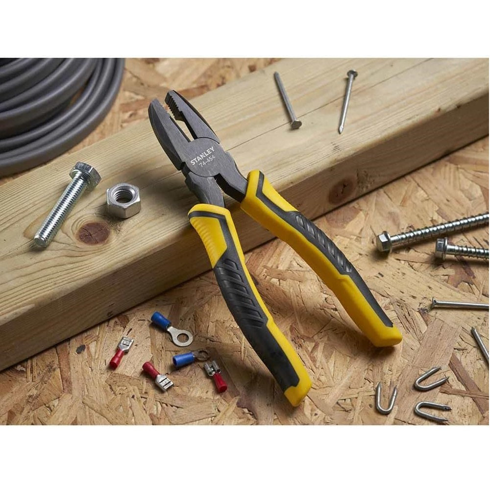 Stanley Dynagrip Combination Plier Black and Yellow 150mm STHT0-74456