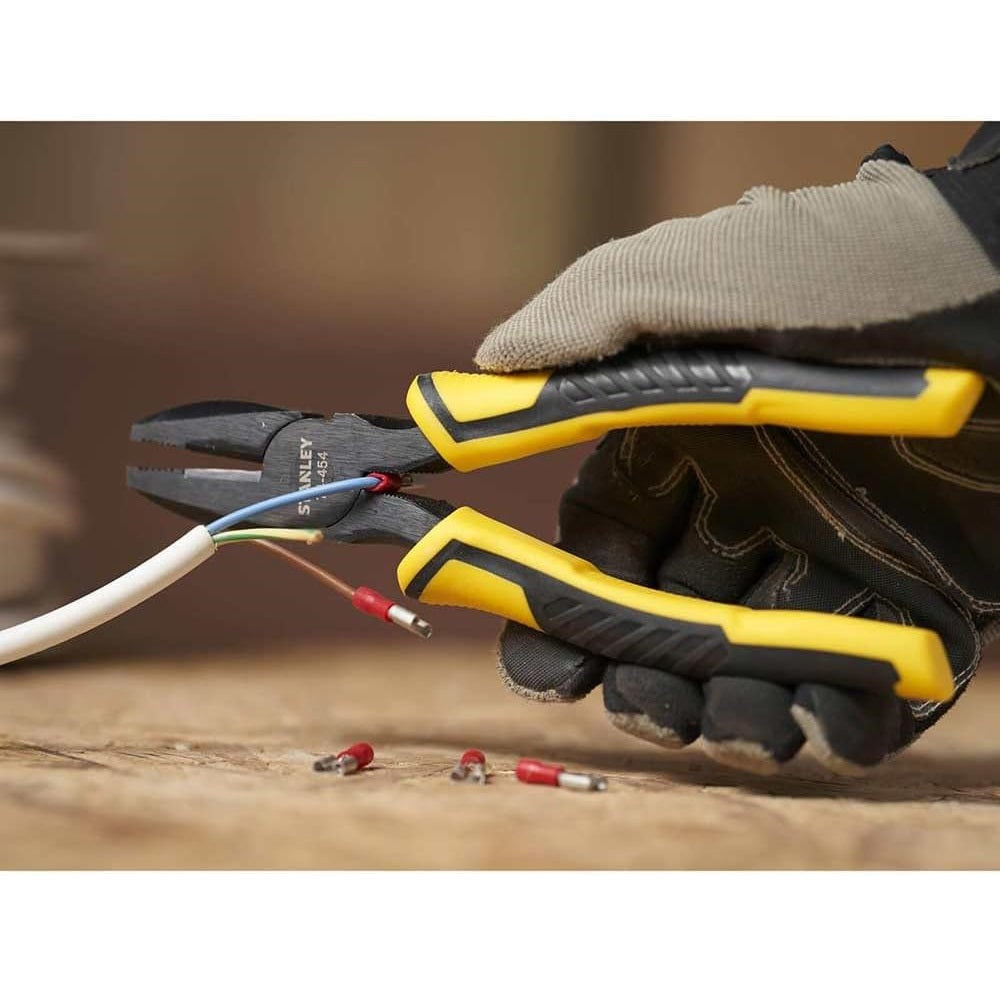 Stanley Dynagrip Combination Plier Black and Yellow 150mm STHT0-74456