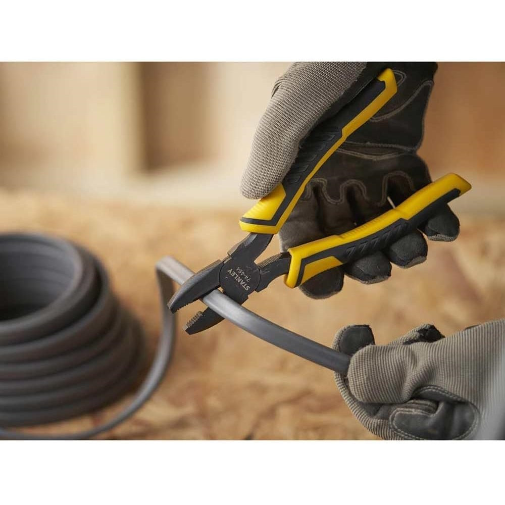 Stanley Dynagrip Combination Plier Black and Yellow 150mm STHT0-74456